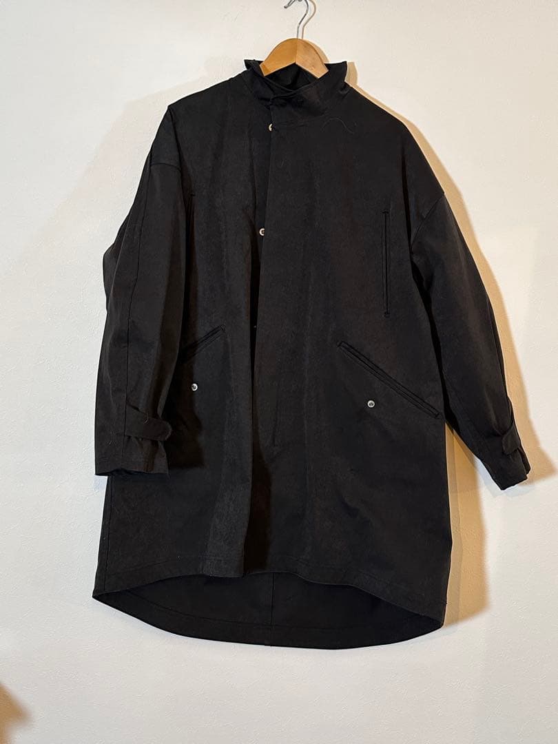 野村様用　public Tokyo 撥水スエードクロスミリタリーコート