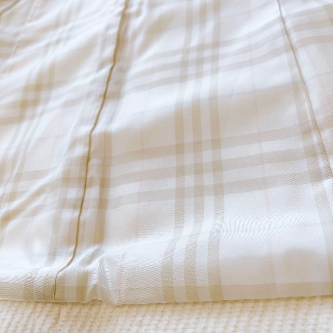 美品★バーバリーブルーレーベル アンゴラ　フーデットダッフルコート40 ファー