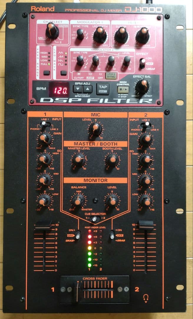 ROLAND DJ-1000 動作確認済み　送料込み　DJミキサー