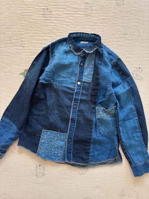 KAPITAL リメイク 再構築 デニムシャツ XS