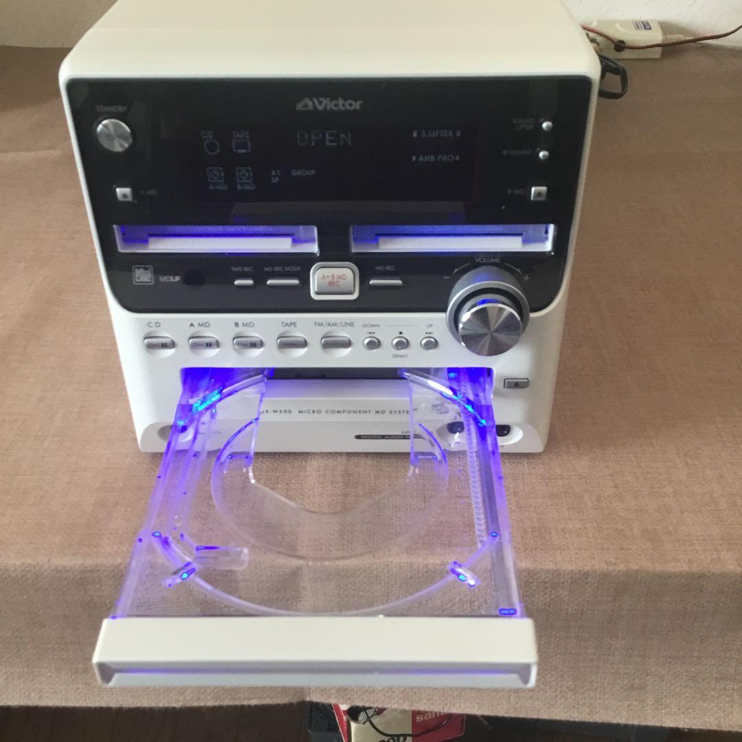 Victor CD・MD・カセットデッキ リモコン付き