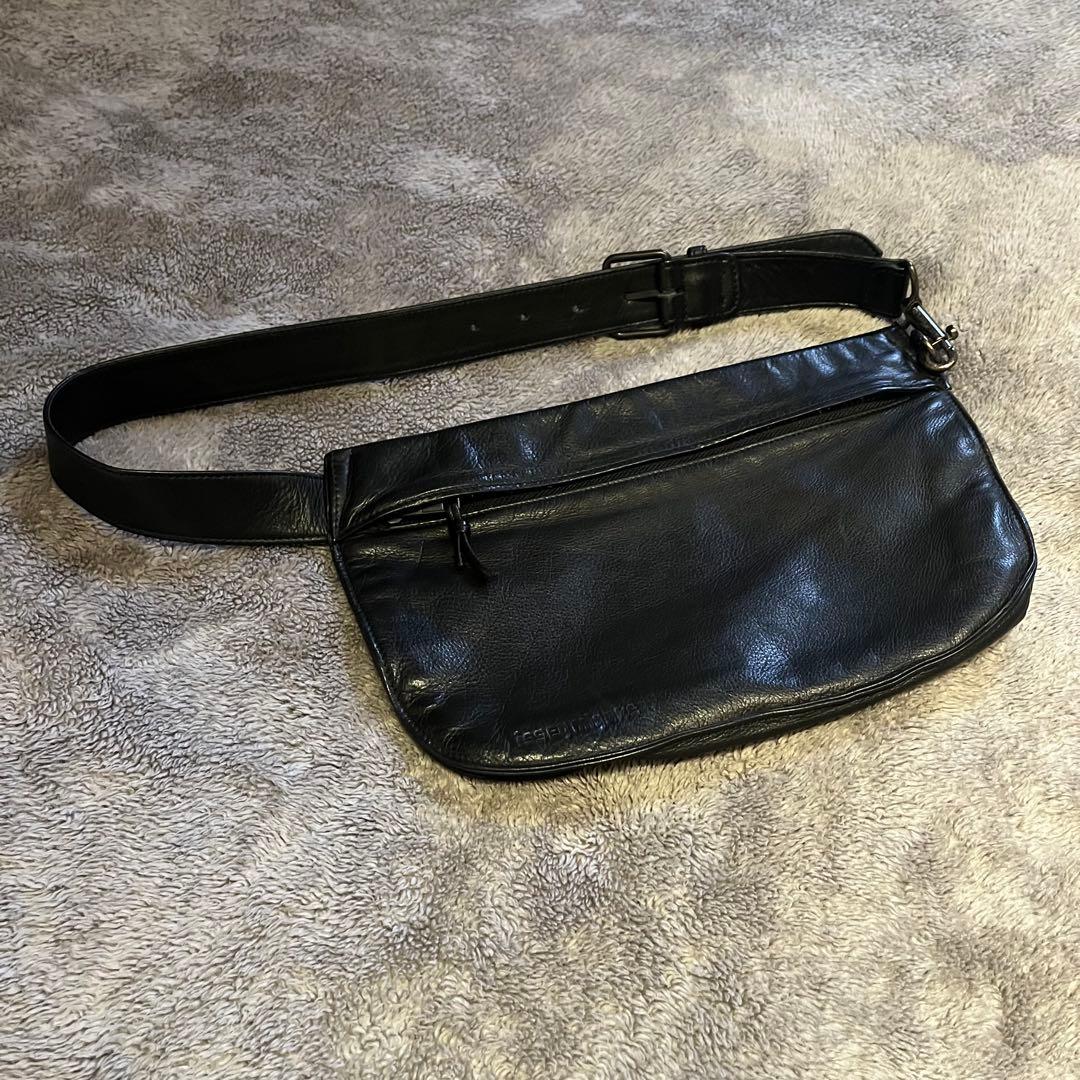 【ISSEY MIYAKE】レザー ボディバッグ・ウエストポーチ ヴィンテージ