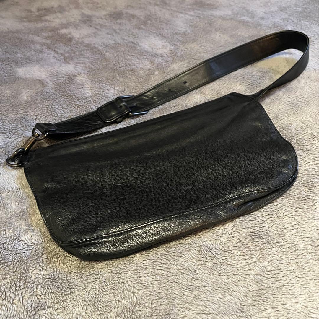 【ISSEY MIYAKE】レザー ボディバッグ・ウエストポーチ ヴィンテージ