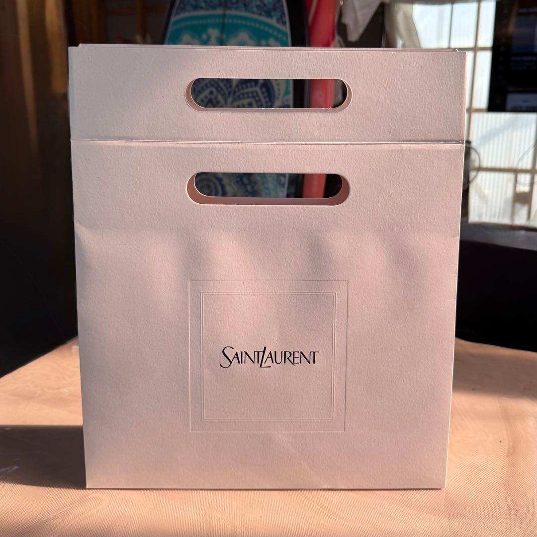 YSL SAINT LAURENT ブラックレザーベルト 新品