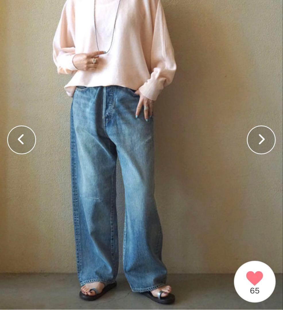 ジャーナルスタンダードラックス　13OZクラッシュダメージデニム