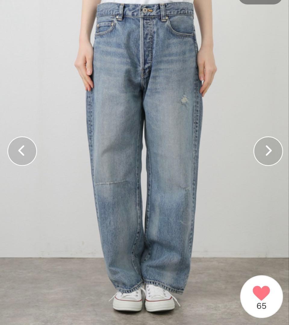 ジャーナルスタンダードラックス　13OZクラッシュダメージデニム