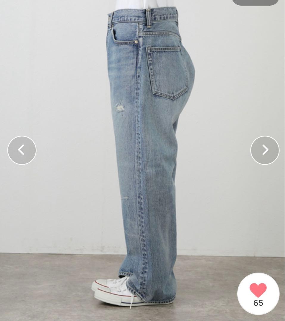 ジャーナルスタンダードラックス　13OZクラッシュダメージデニム