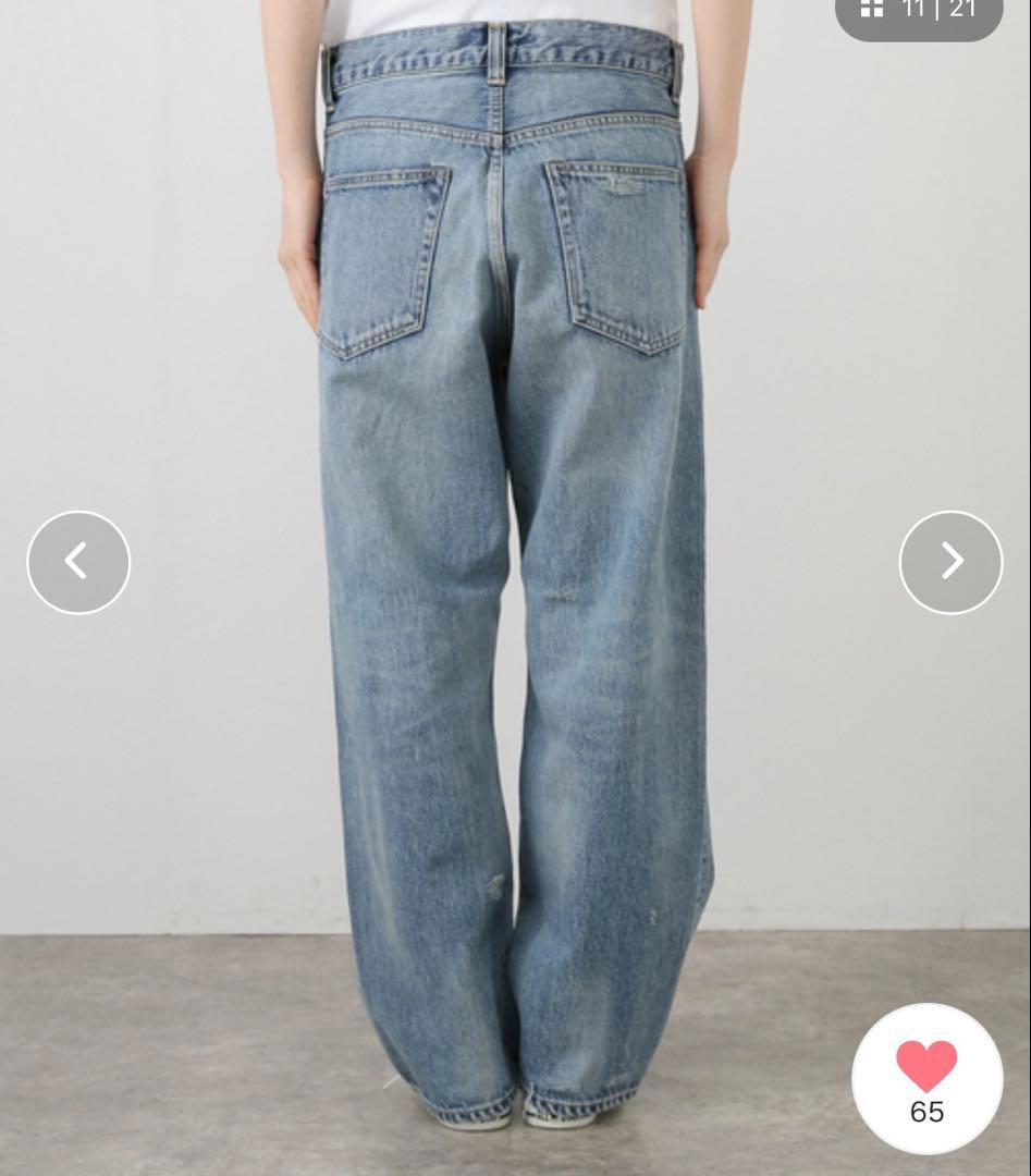 ジャーナルスタンダードラックス　13OZクラッシュダメージデニム