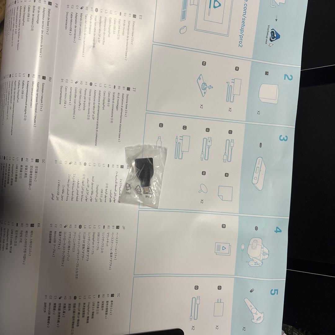 HTC Vive Pro2 フルキット