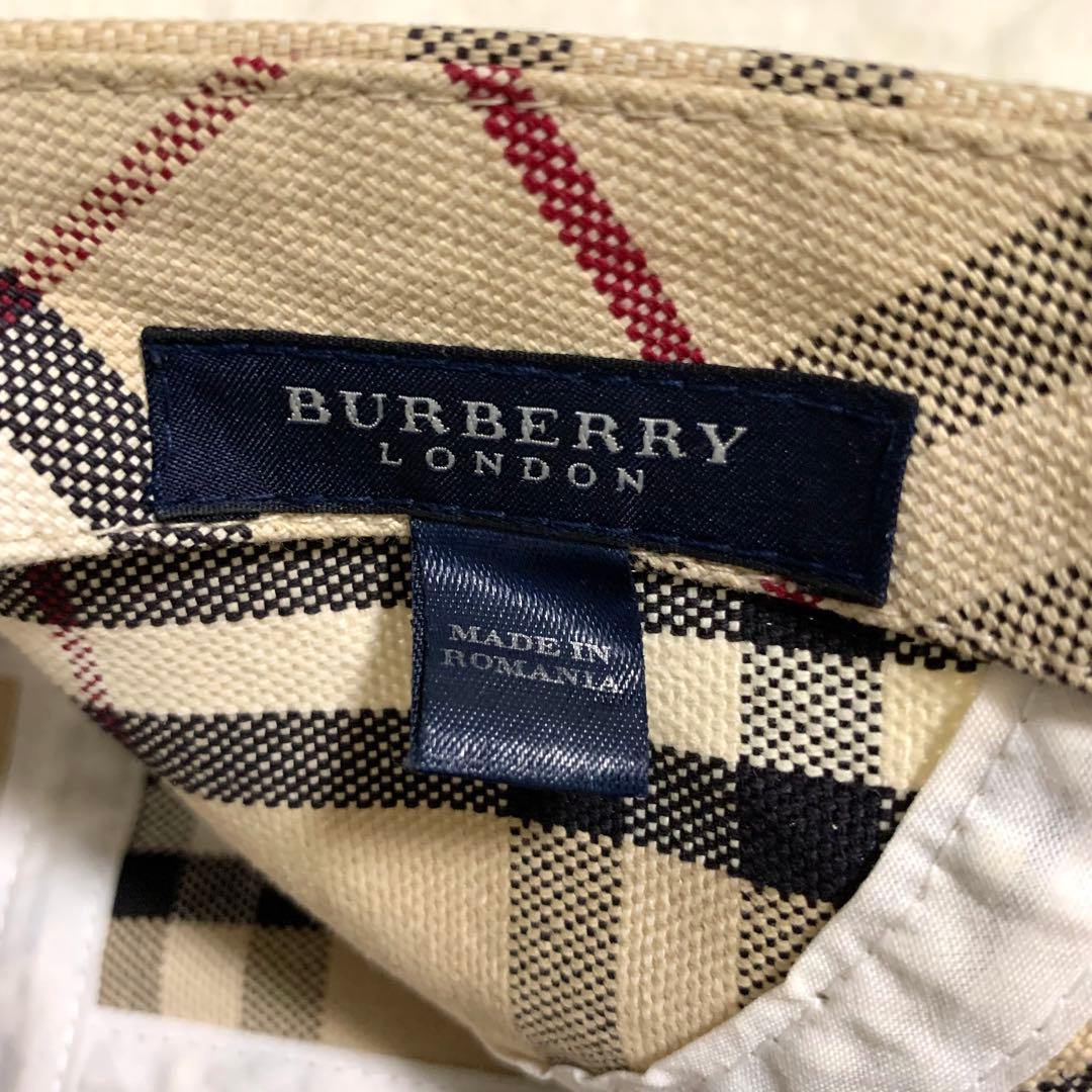 バーバリーロンドン BURBERRY LONDON ワークキャップ ノバチェック