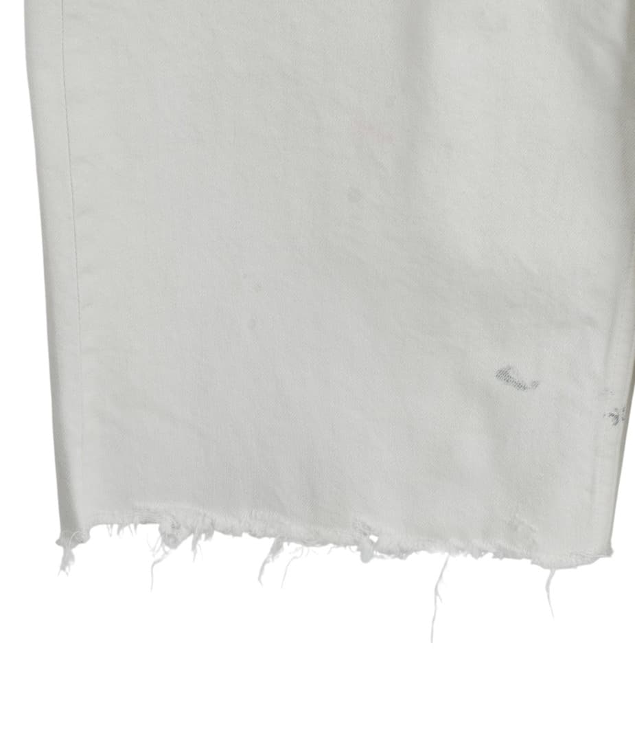 パンツ 26ss ANCELLM \"#05 AGING type-C\" - WHITE