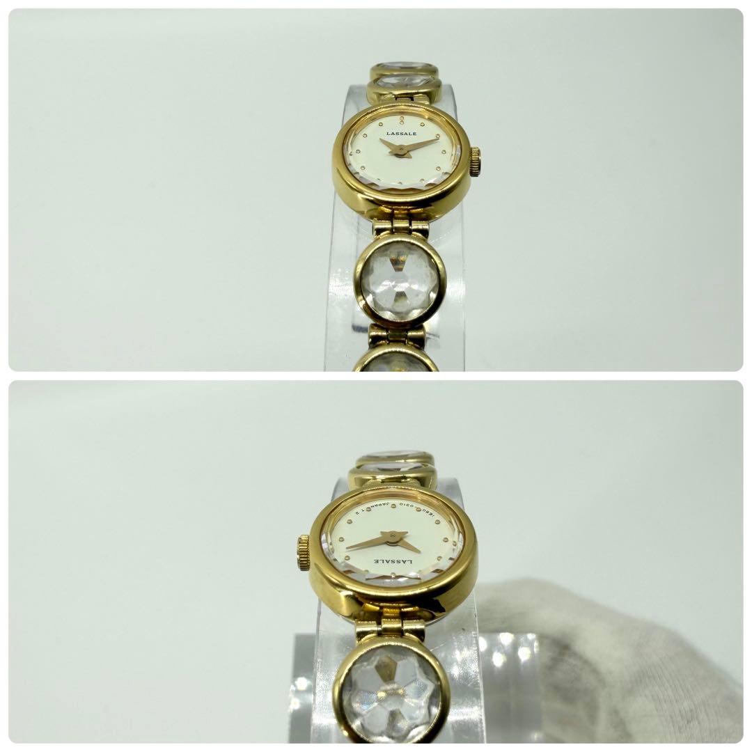 稼働/新品電池✨セイコー ラサール 1E50-0129 バングルウォッチ ブレス