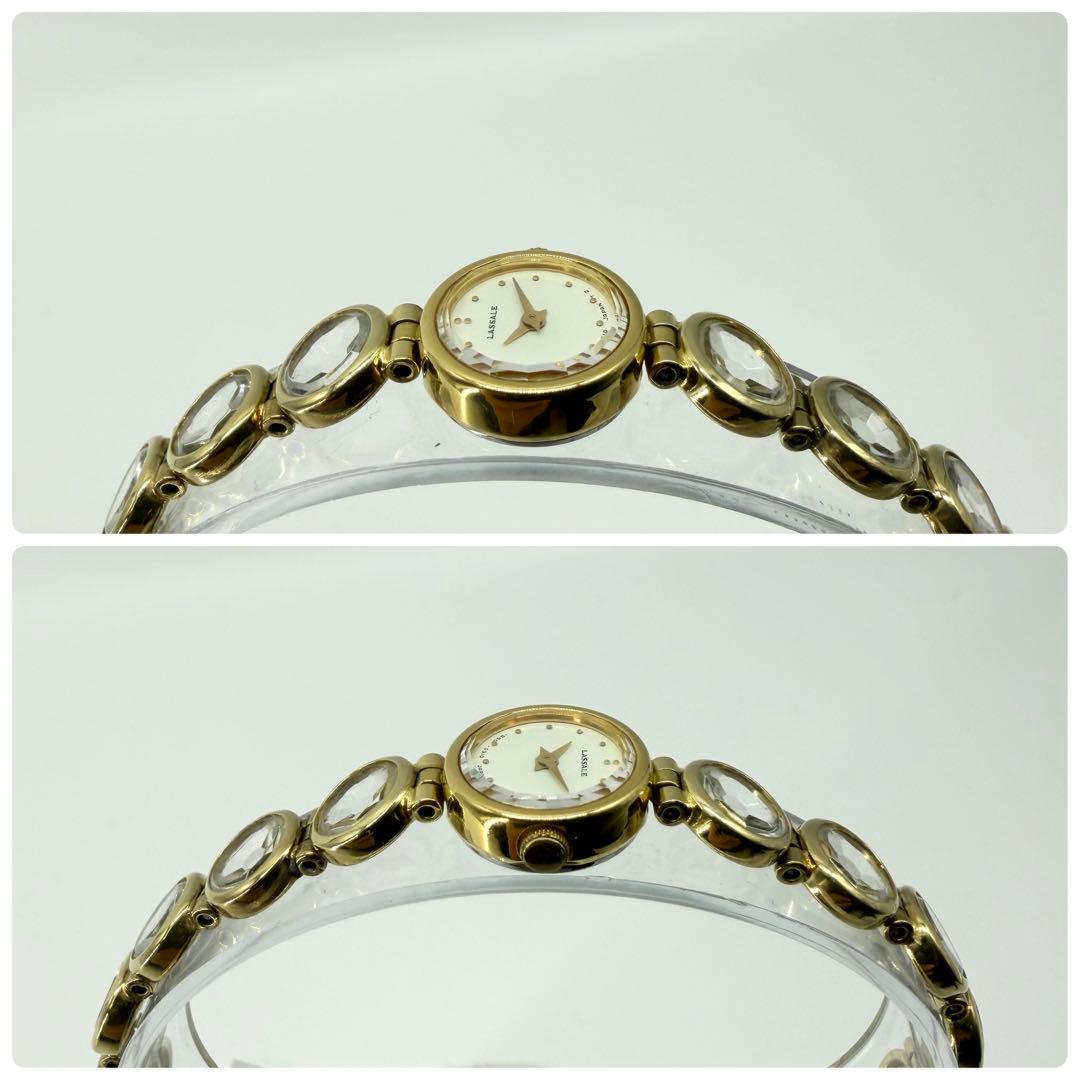 稼働/新品電池✨セイコー ラサール 1E50-0129 バングルウォッチ ブレス