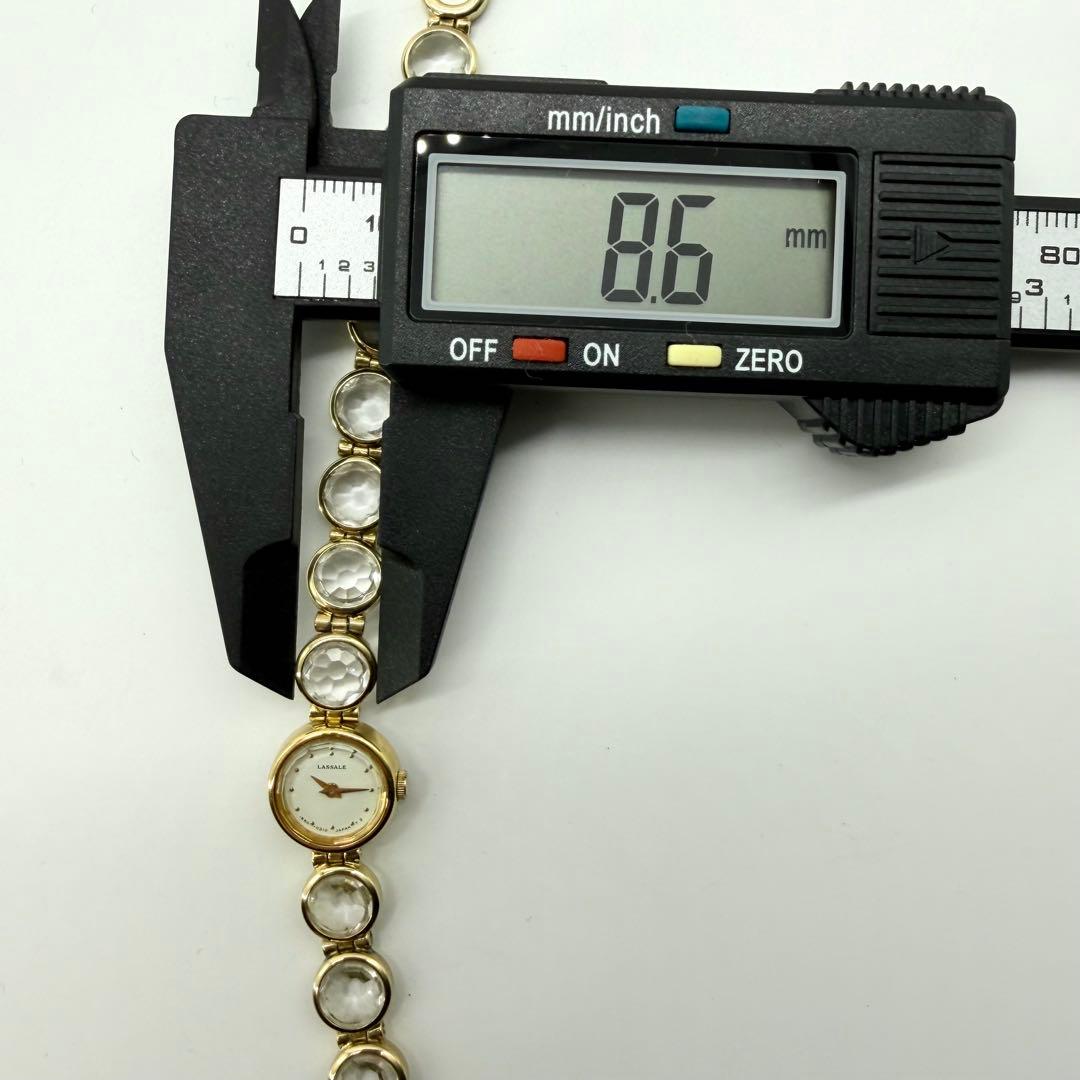 稼働/新品電池✨セイコー ラサール 1E50-0129 バングルウォッチ ブレス