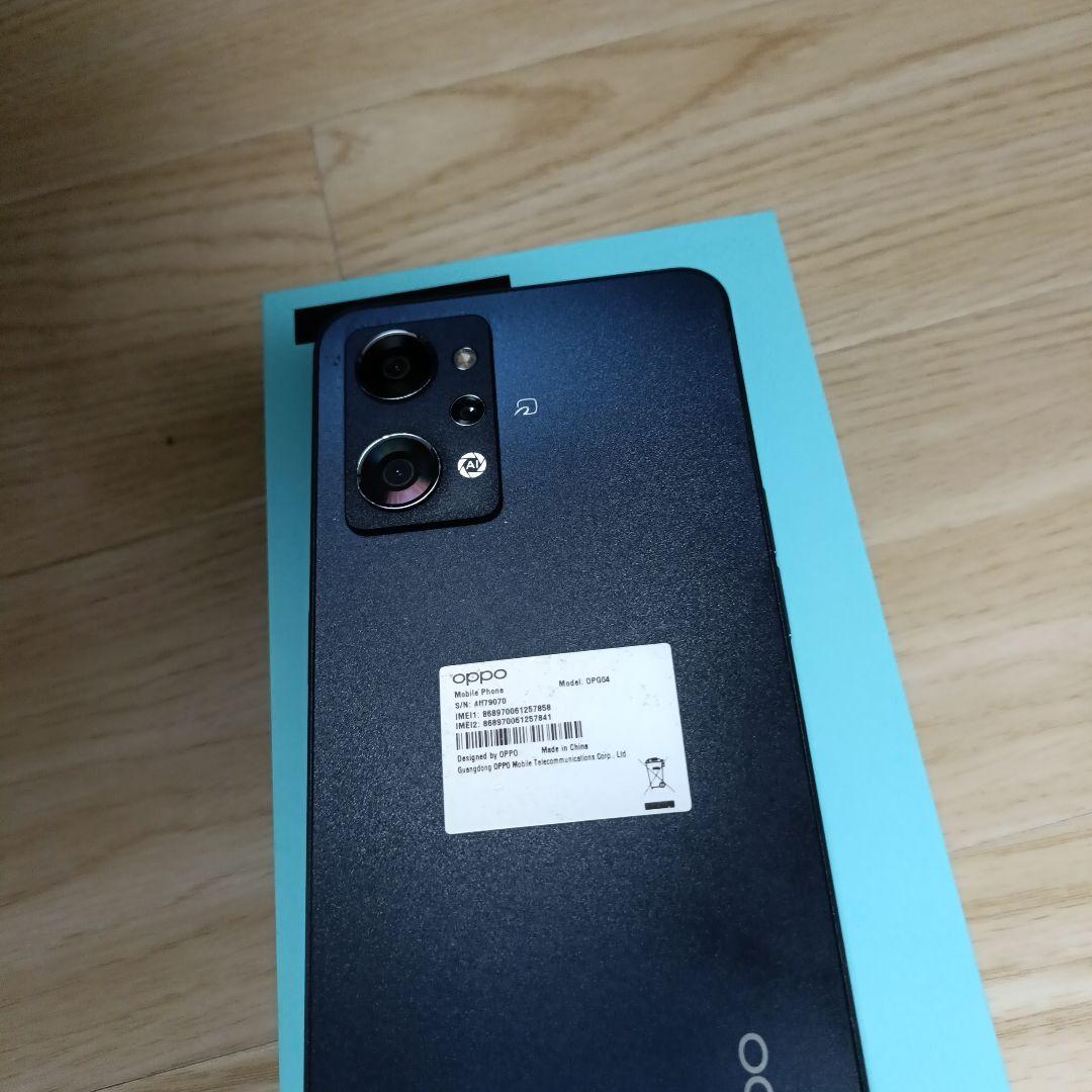 スマホ　OPPO　Reno7　本体　オッポ　ブラック