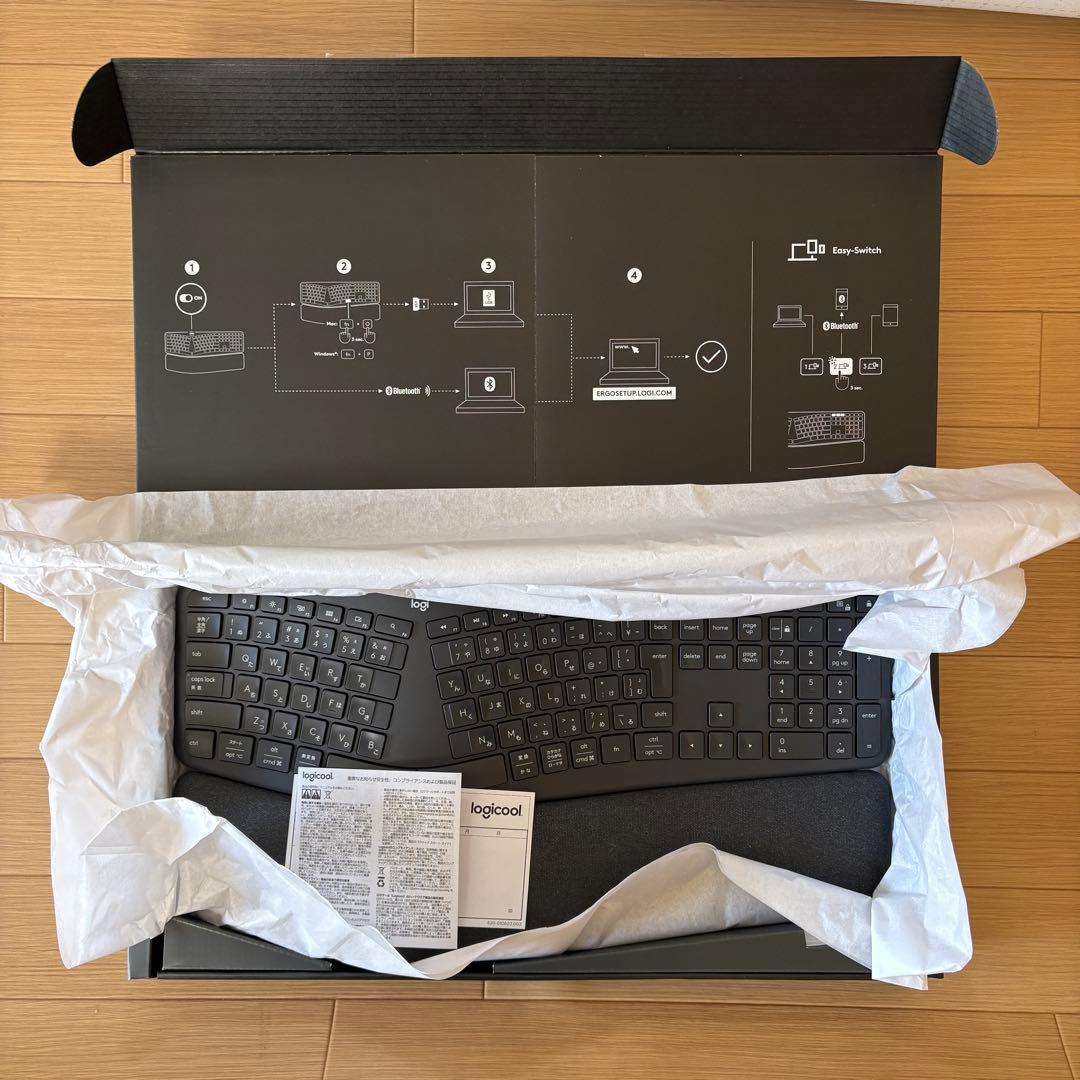 logicool ERGO K860 エルゴノミクスキーボード 日本語配列　本体