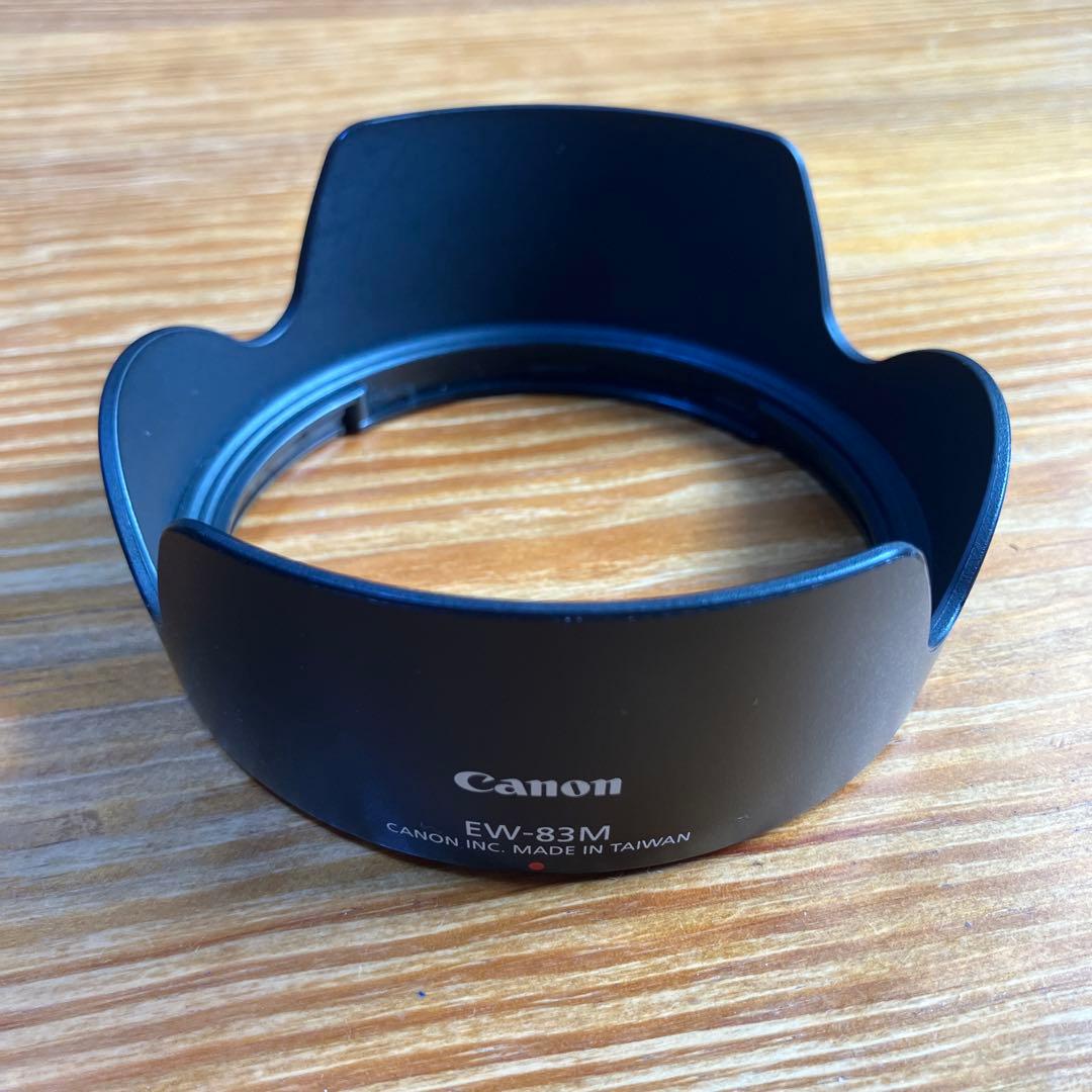 【良品】Canon EF 24-70mm f/4L USM レンズフード付き