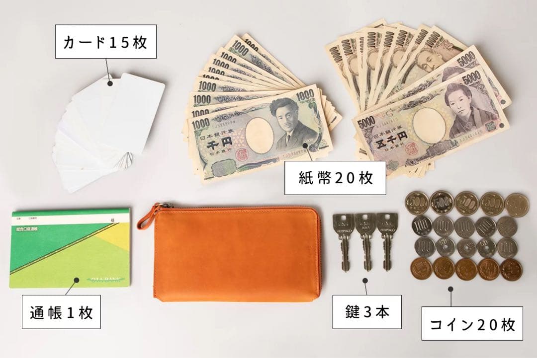 TIDY 2.0 nuance オリーブ 長財布