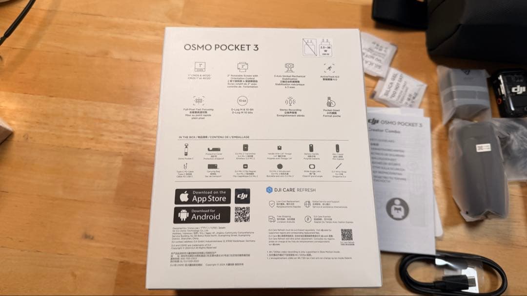 DJI Pocket 3 CreatorCombo2025/9購入新品同様未使用