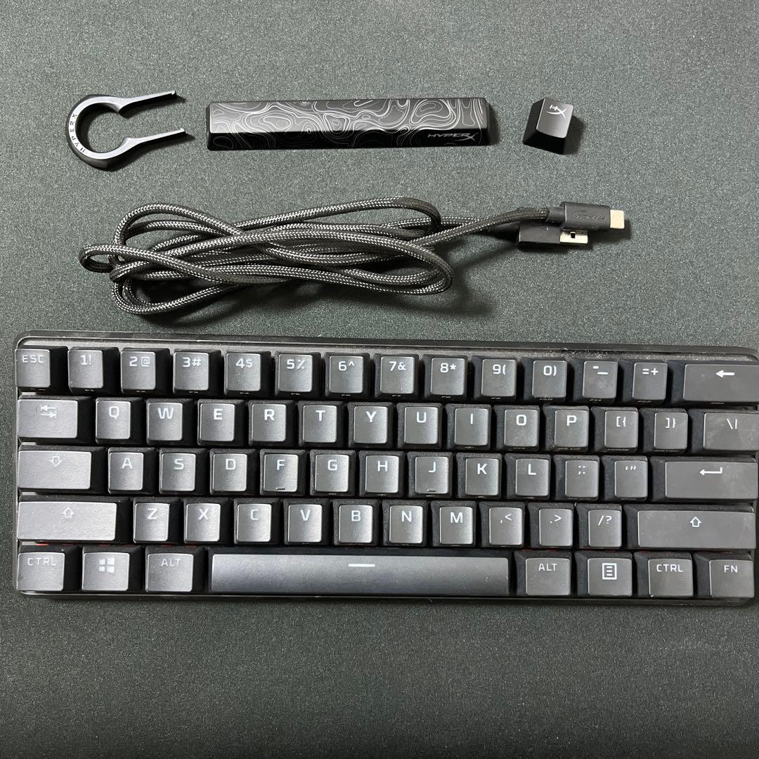 美品HyperX Alloy Origins 60メカニカルキーボードg703h
