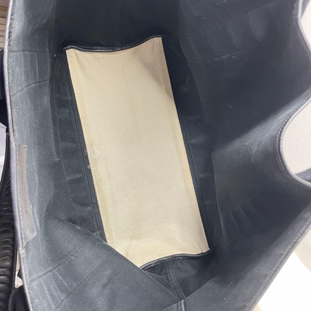 バレンシアガ トートバッグ ネイビーカバス キャンバス A4 ネイビー大容量