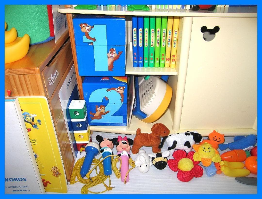 専用出品2018【未使用に近いセット】新子役 最上セット ディズニー英語 dwe