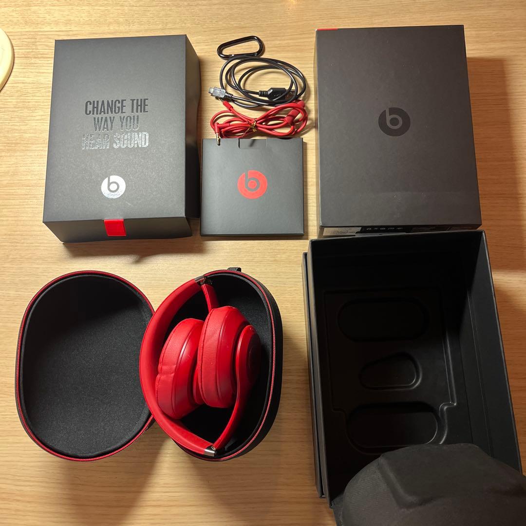BEATS STUDIO3 ワイヤレスヘッドホン レッド