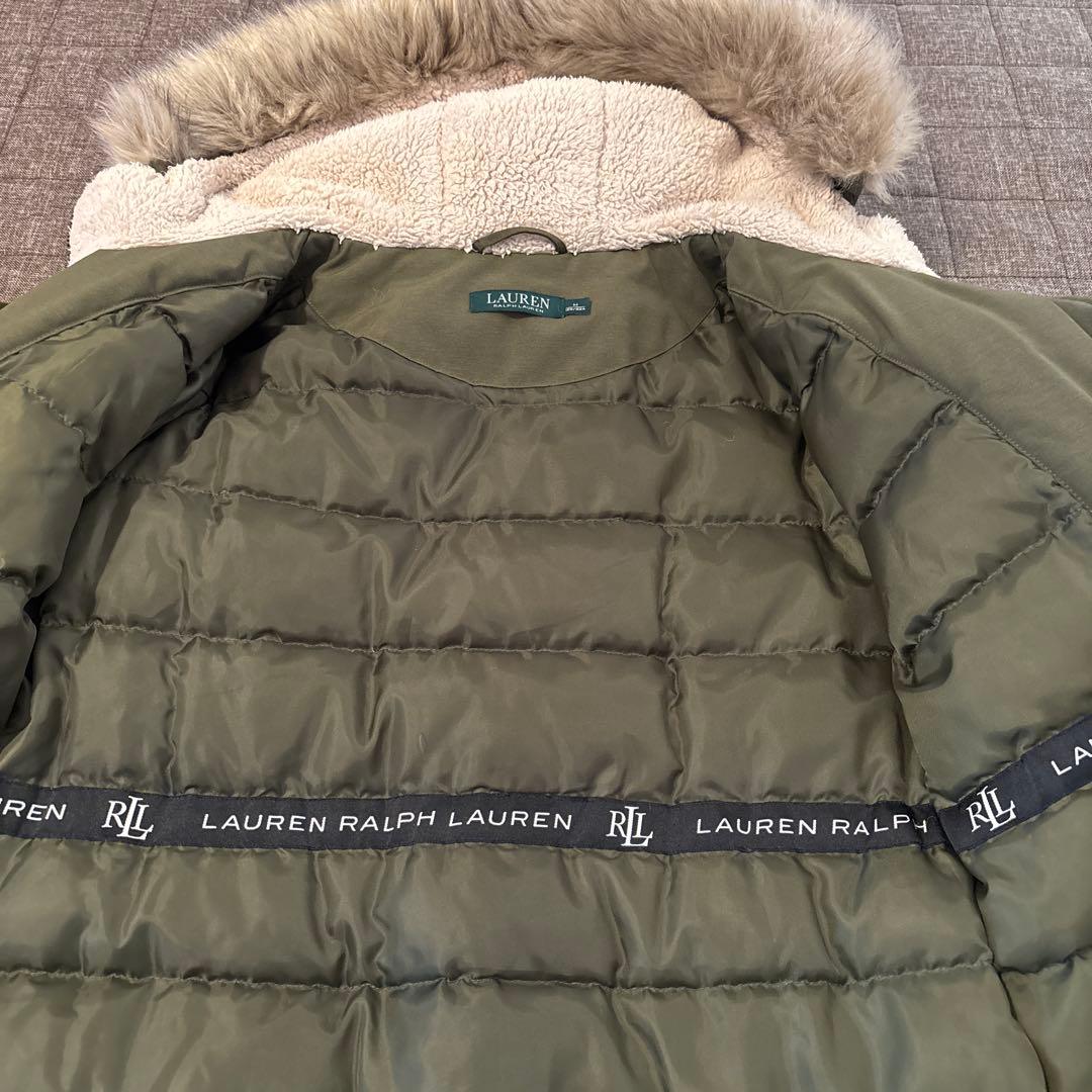 ラルフローレン ロングダウンジャケット カーキ