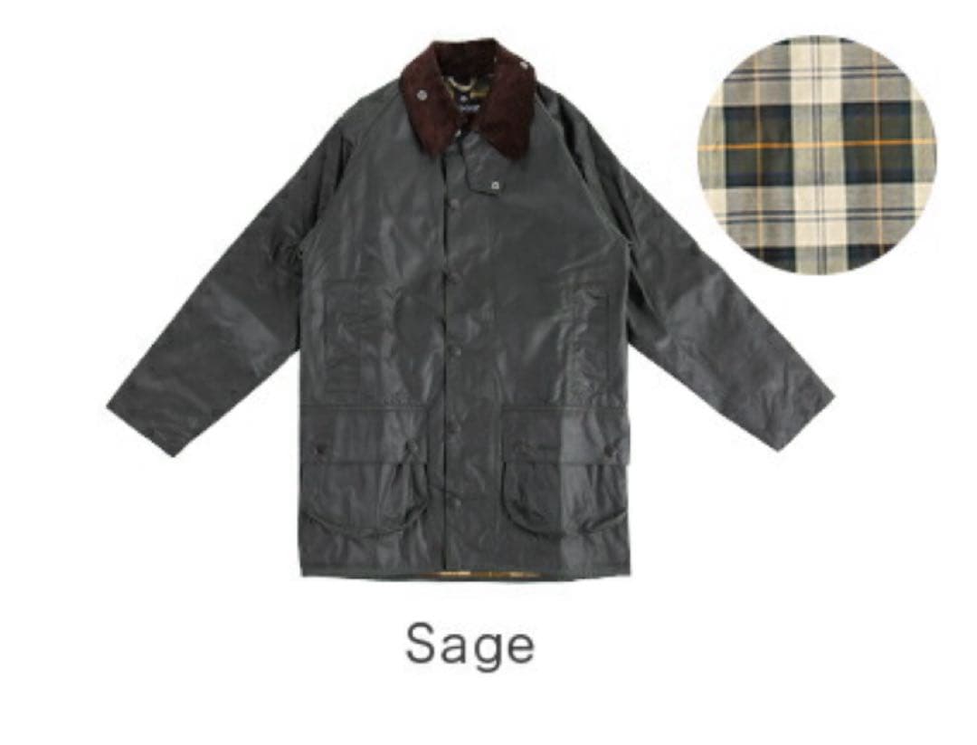 Barbour Beaufort セージ　38