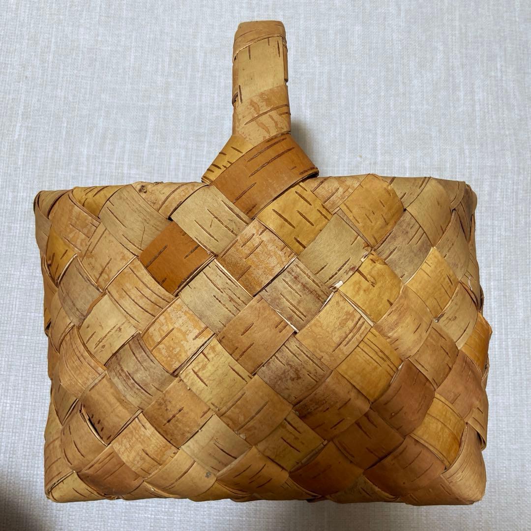 大セール！ロシア大ベテラン最後の白樺のバスケットです。