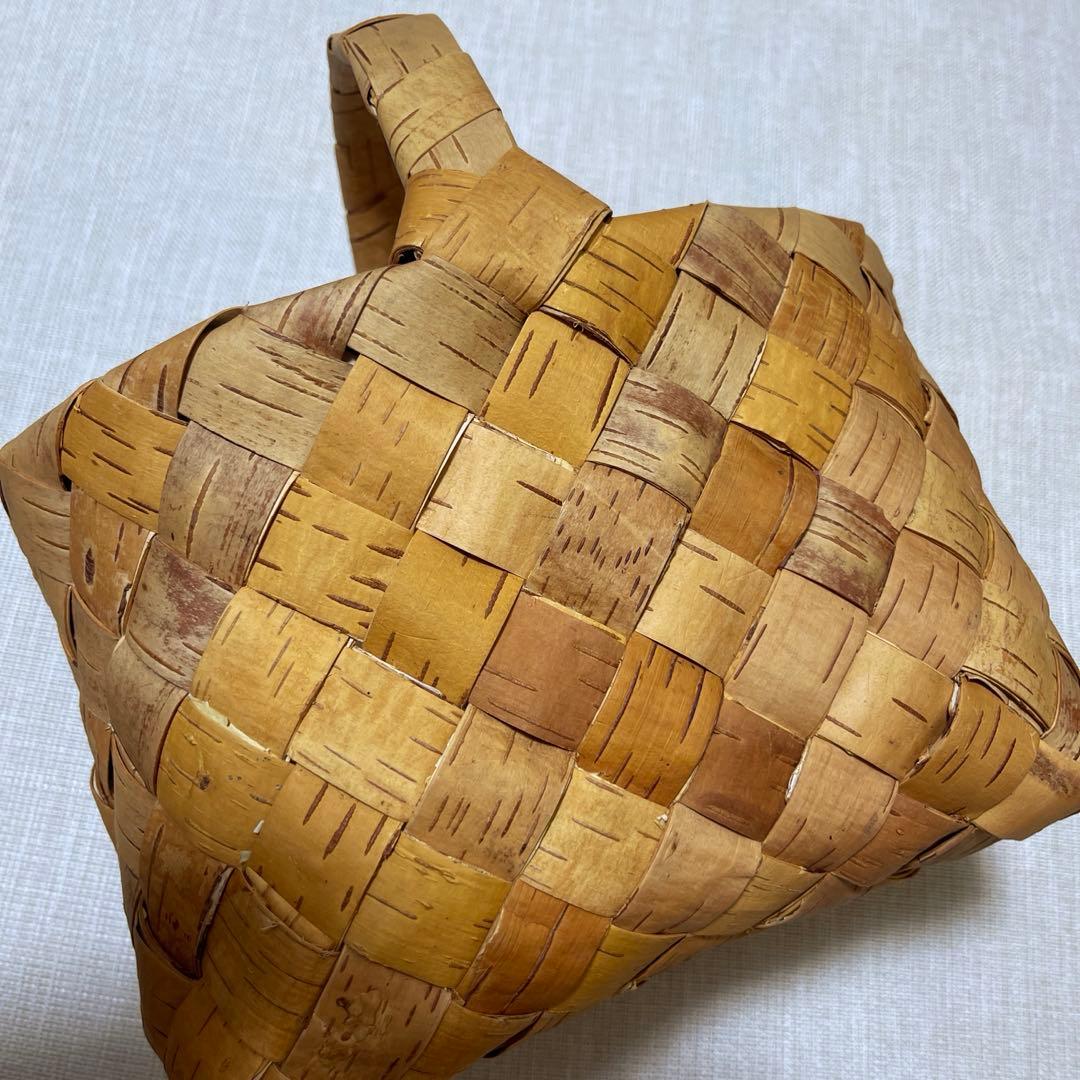 大セール！ロシア大ベテラン最後の白樺のバスケットです。