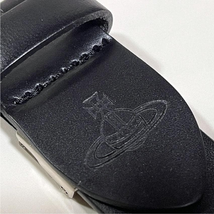 30mm 新品 ヴィヴィアンウエストウッド 日本製 ブラック ベルト 正規品