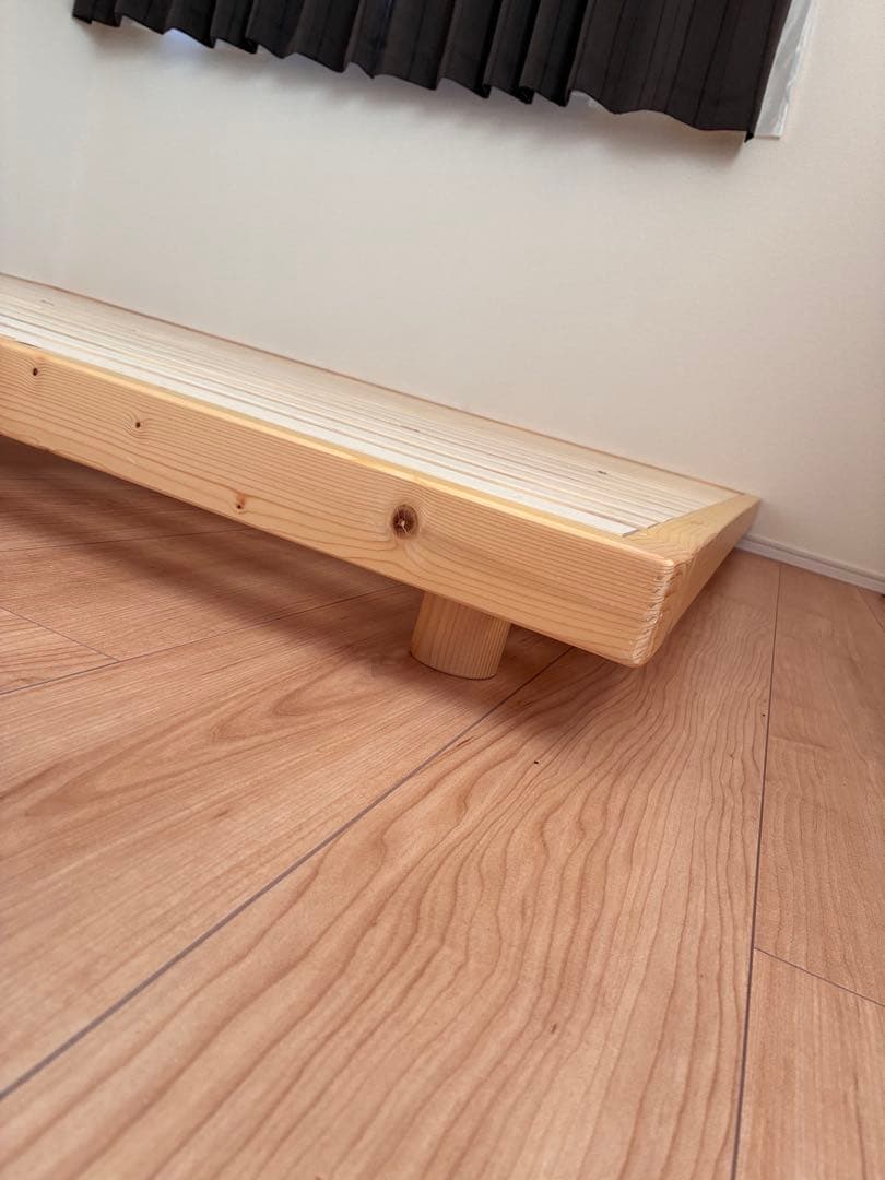 クイーンサイズ　BANON 木製 すのこベッド 700kg耐荷重