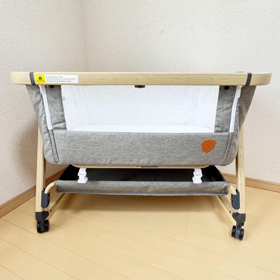 【美品✨1点限り✨】HZDMJ 折りたたみベビーベッド　Omi