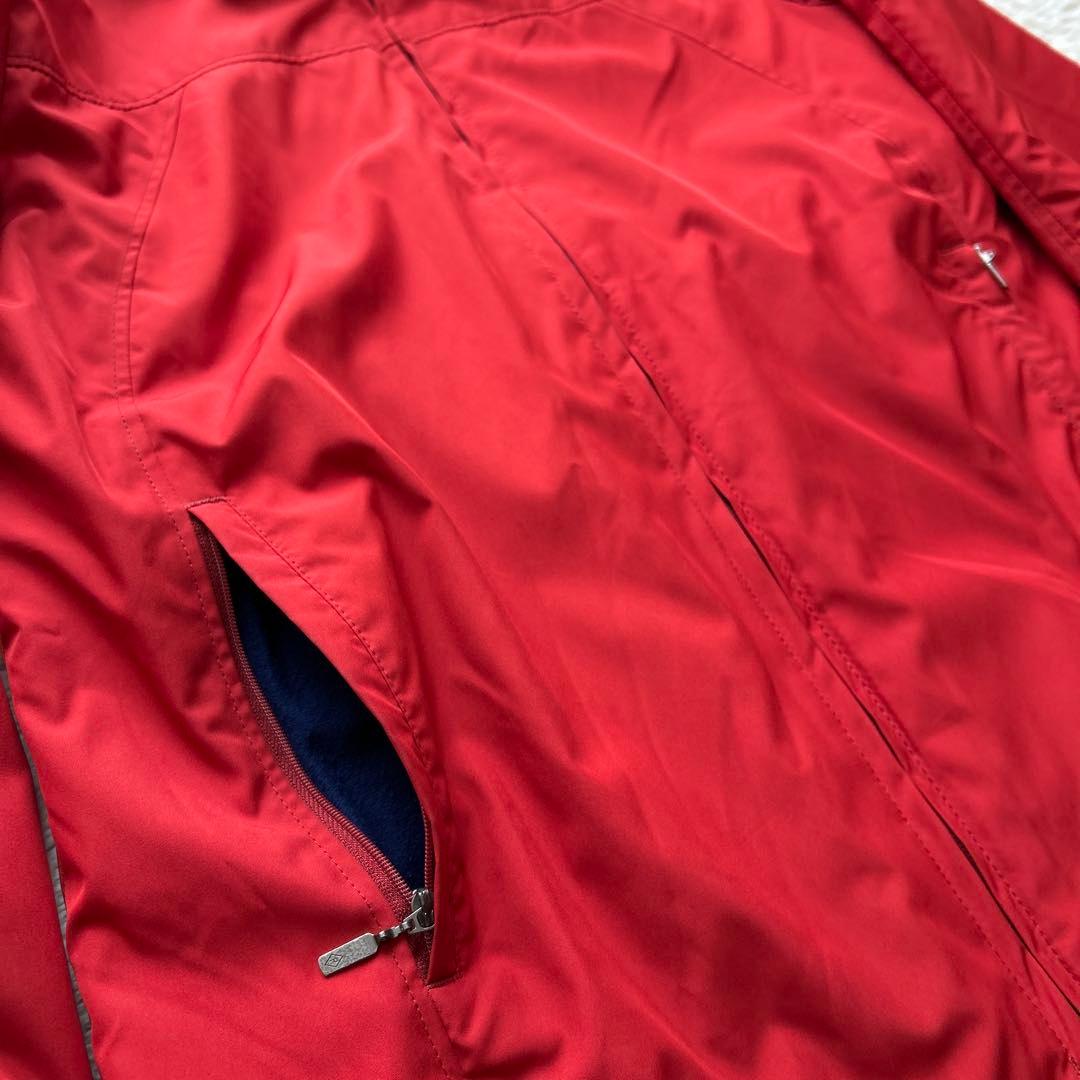 希少 Patagoniaパタゴニア 赤ナイロンジャケット　裏フリース y2k古着