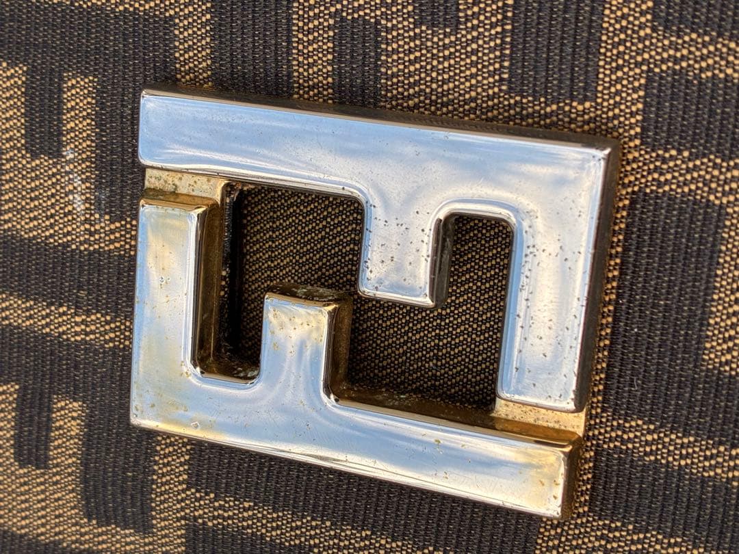 M*a様 ズッカ　トートバッグ　ロゴ　プレート　FENDI フェンディ ヴィンテ