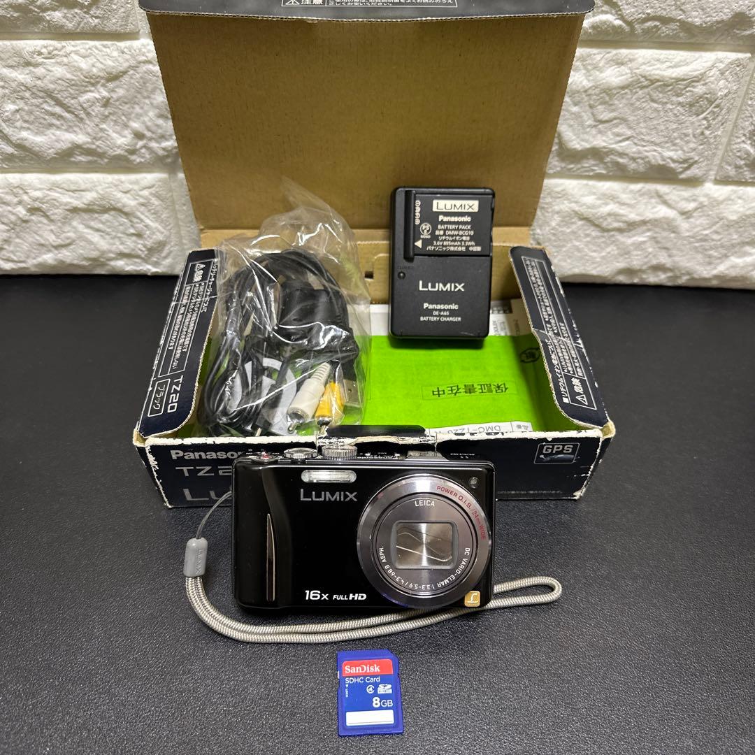 美品 Panasonic LUMIX DMC-TZ20 動作品　付属品有り