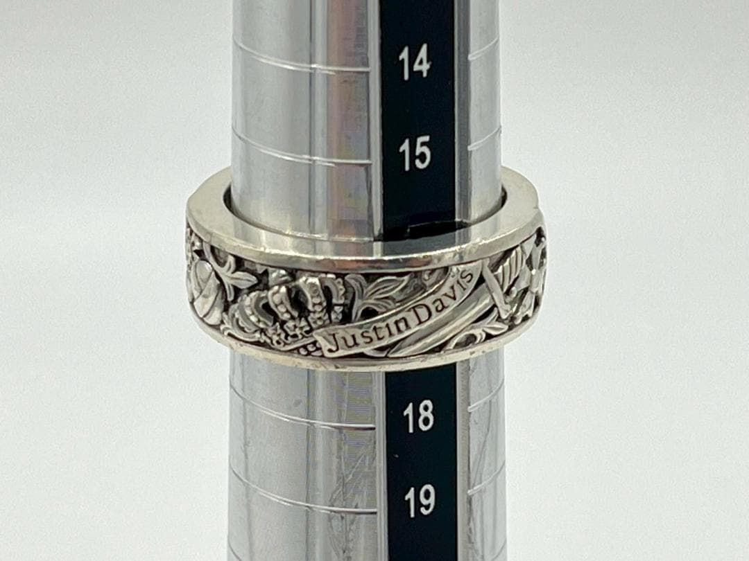 Justin Davis ダガー&クラウン リング 指輪 シルバー925