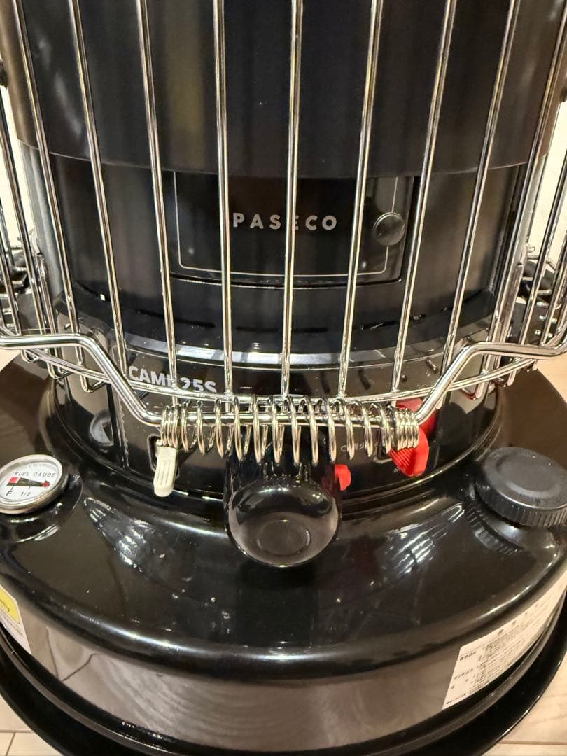 【美品】PASECO CAMP-25 対流式灯油ストーブ　CAMP25