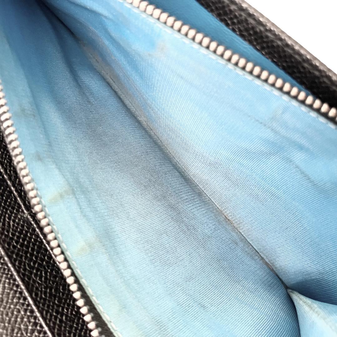 BVLGARI　ブルガリ　長財布 正規品 名入れ 二つ折り 本革 ブラック