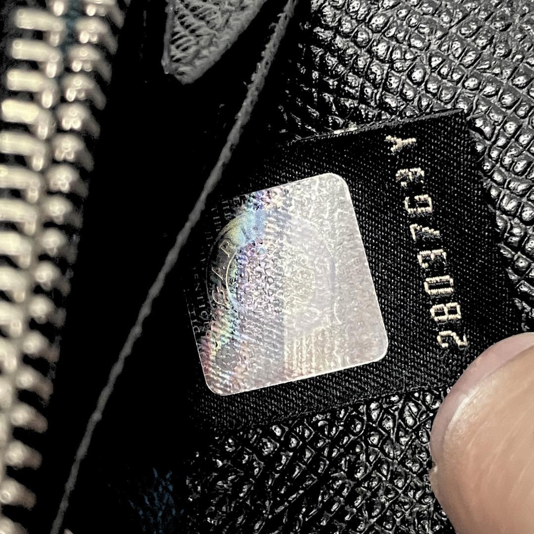 BVLGARI　ブルガリ　長財布 正規品 名入れ 二つ折り 本革 ブラック