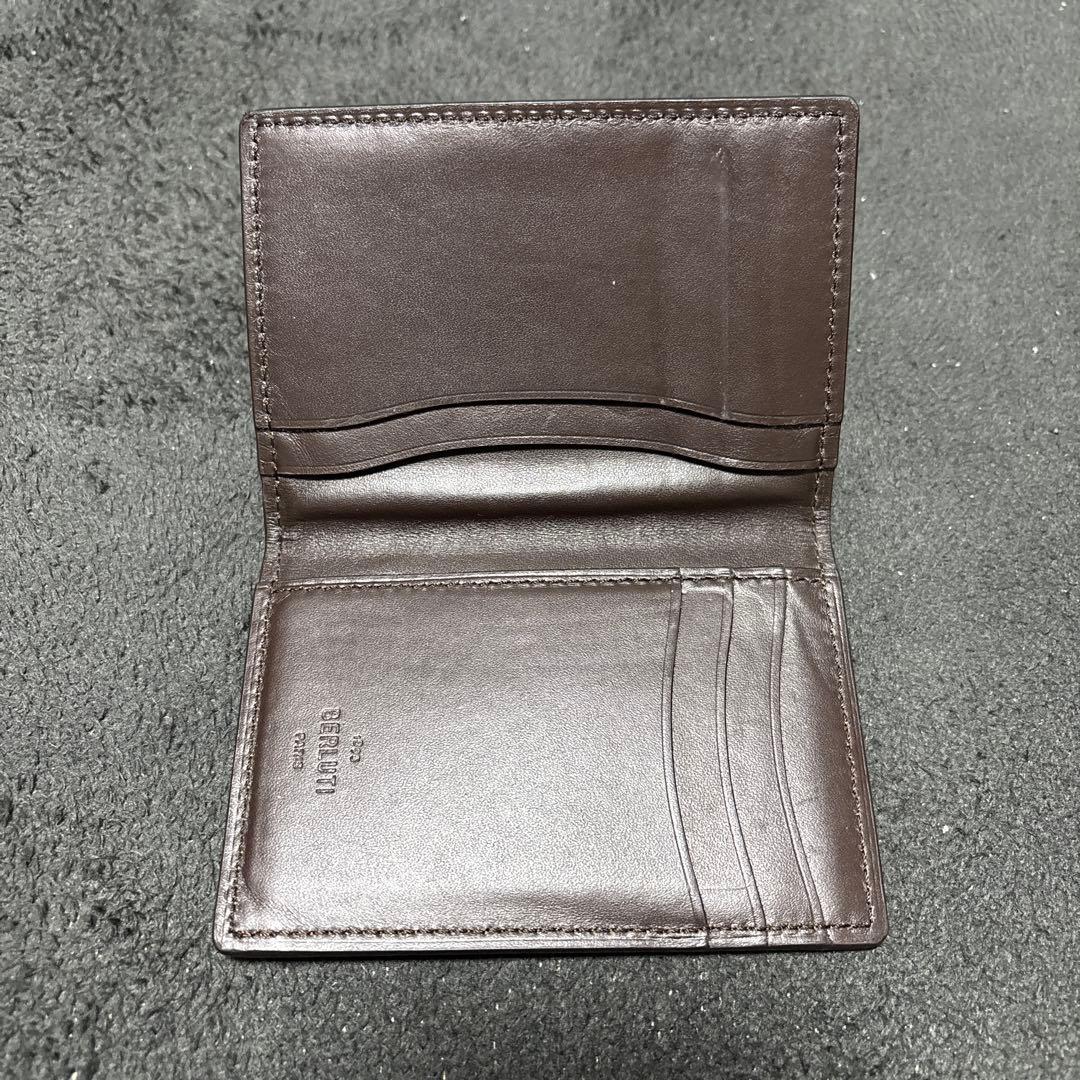 ベルルッティ　ブラウンレザー名刺入れ