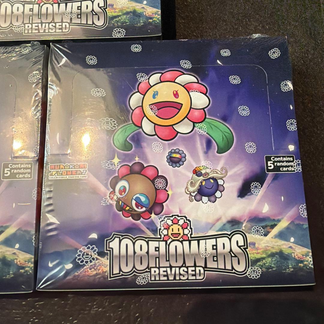 【新品】シュリンク付き 村上隆 108フラワーズREVISED　英語版3BOX