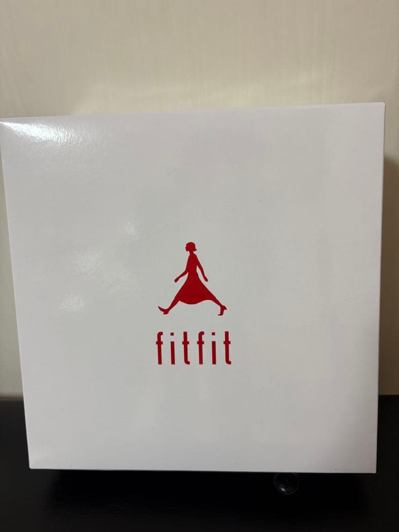 fitfit ブラックショートブーツ 内側ジッパー付き　24.0㎝ 新品同様