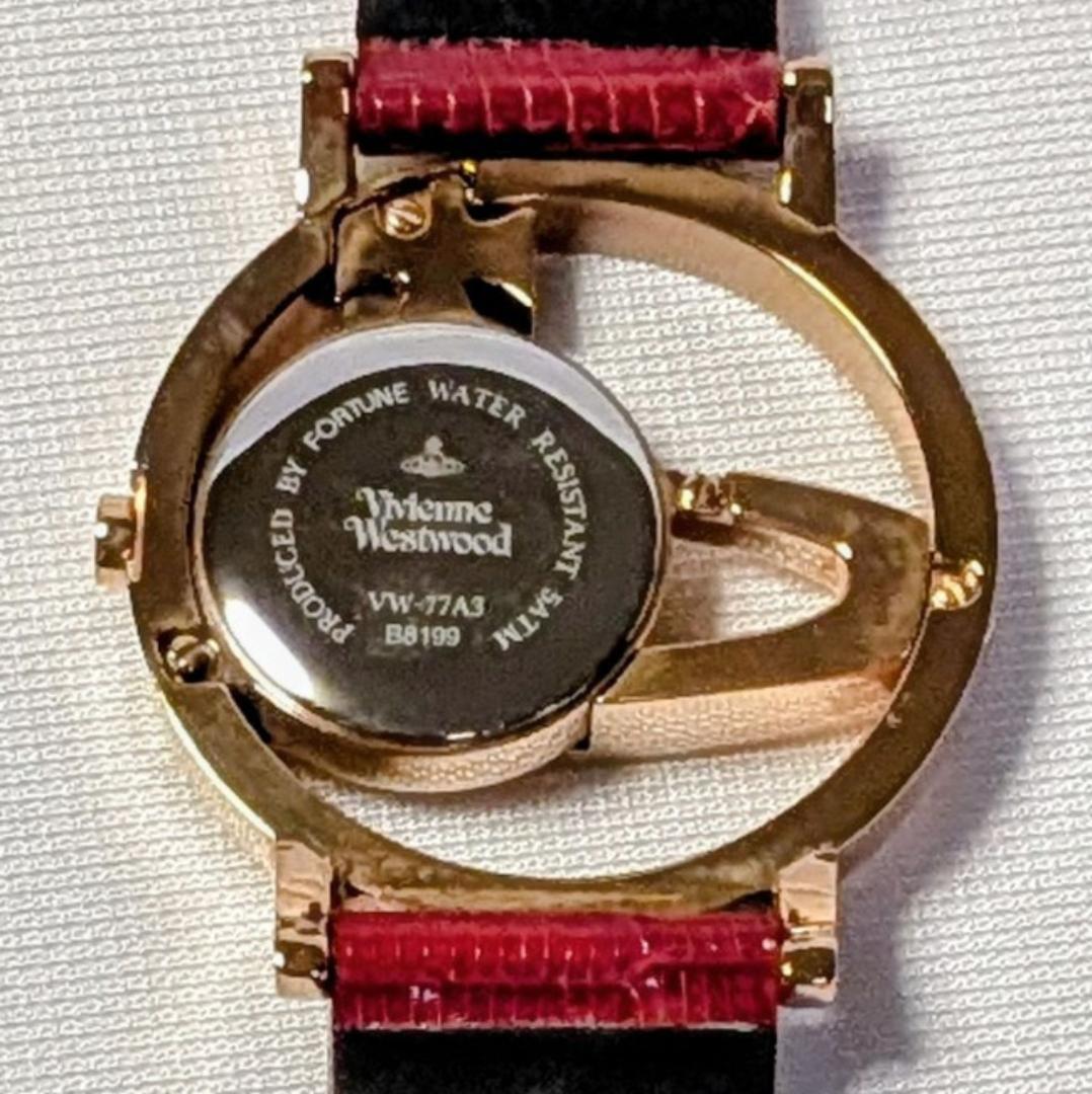 美品 ヴィヴィアンウエストウッド腕時計シルバー＆ゴールド惑星リング個性 英国