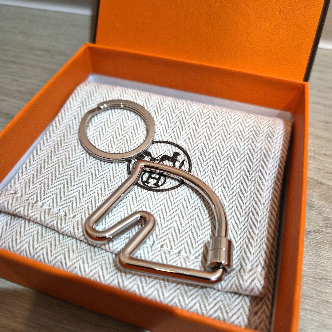 新品未使用☆正規品☆エルメス☆HERMES☆シュヴァル☆キーリング☆キーホルダー