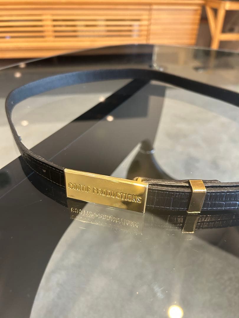 小物 COOTIE / LEATHER BUCKLEBELT GOLD