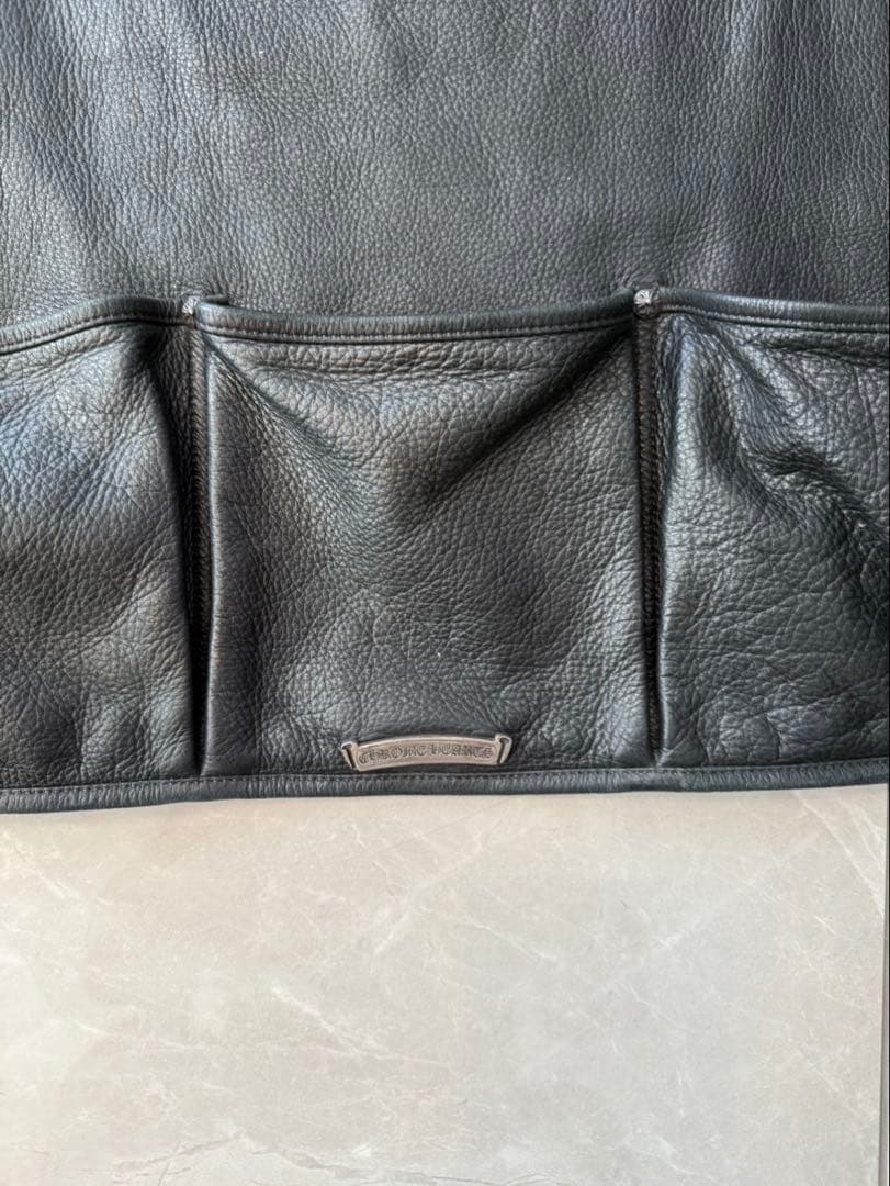 CHROME HEARTS クロムハーツ激レアレザーエプロン