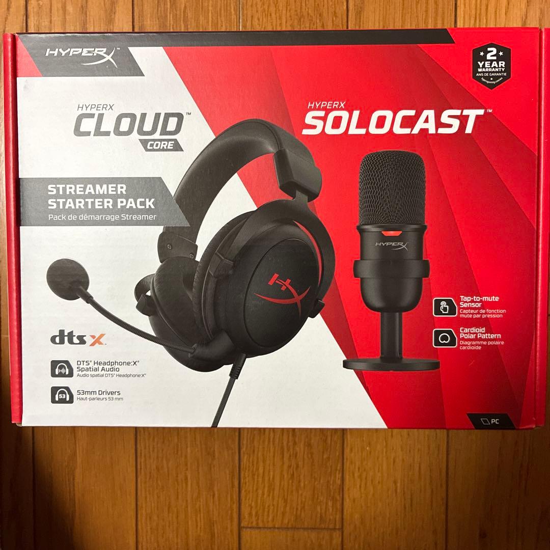 HyperX Cloud Core & SoloCast セット
