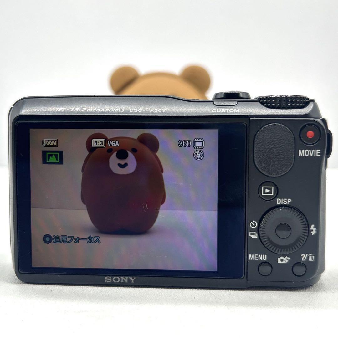 SONY ソニー DSC-HX30V ブラック デジカメ 充電器付き